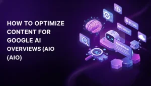 Illustration showing how to optimize content for Google AI Overviews