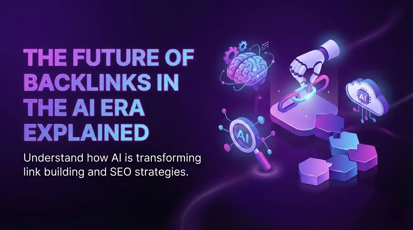 Illustration representing the Future of Backlinks in the AI era